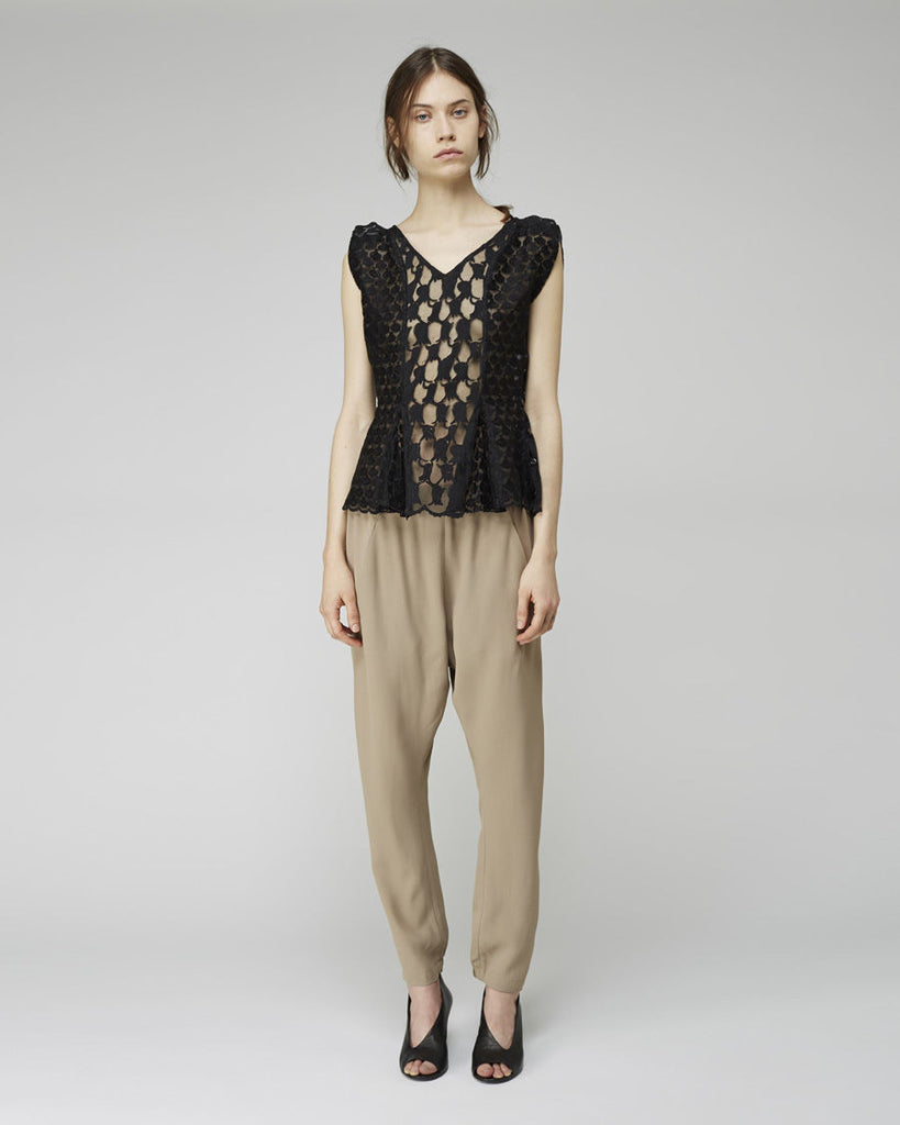 Octopus Shell Lace Top