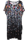 Printed Drawstring Dress