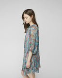 Sea Flower Chiffon Dress