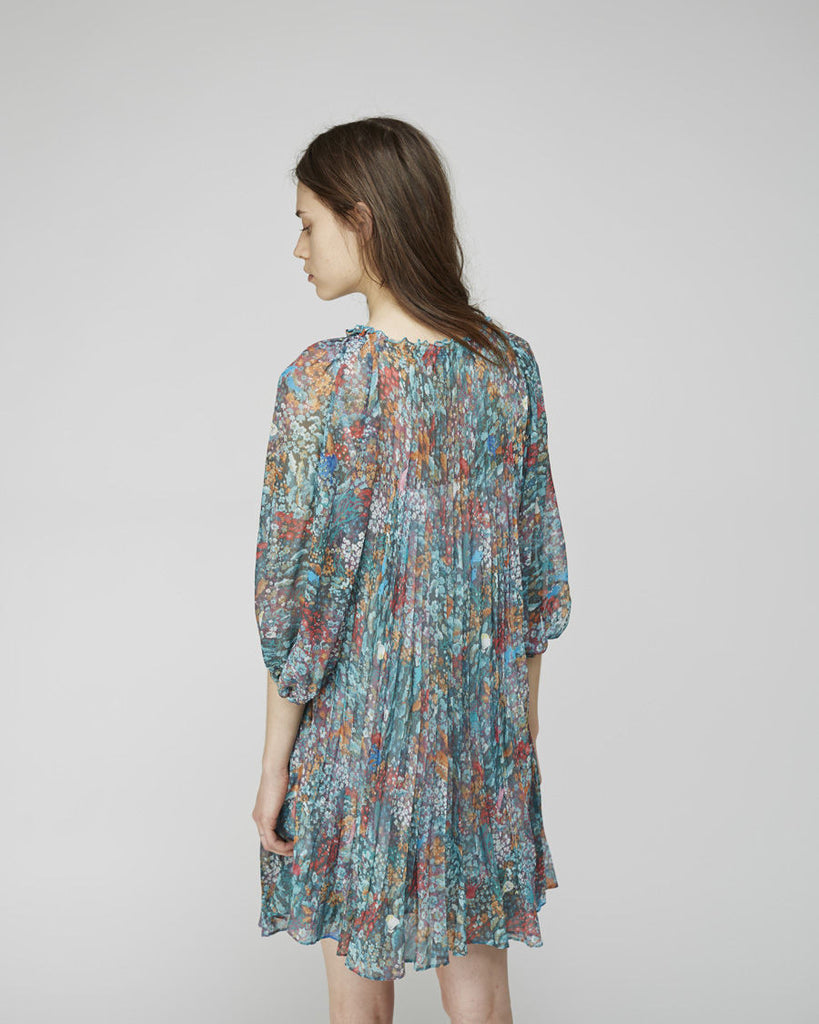 Sea Flower Chiffon Dress
