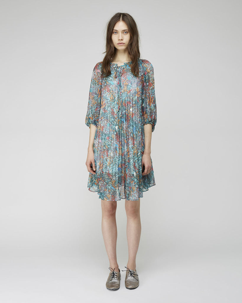 Sea Flower Chiffon Dress