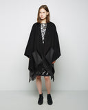 Shearling Pocket Poncho