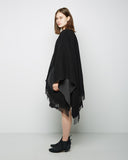 Shearling Pocket Poncho