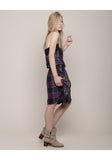 Strapless Tartan Dress