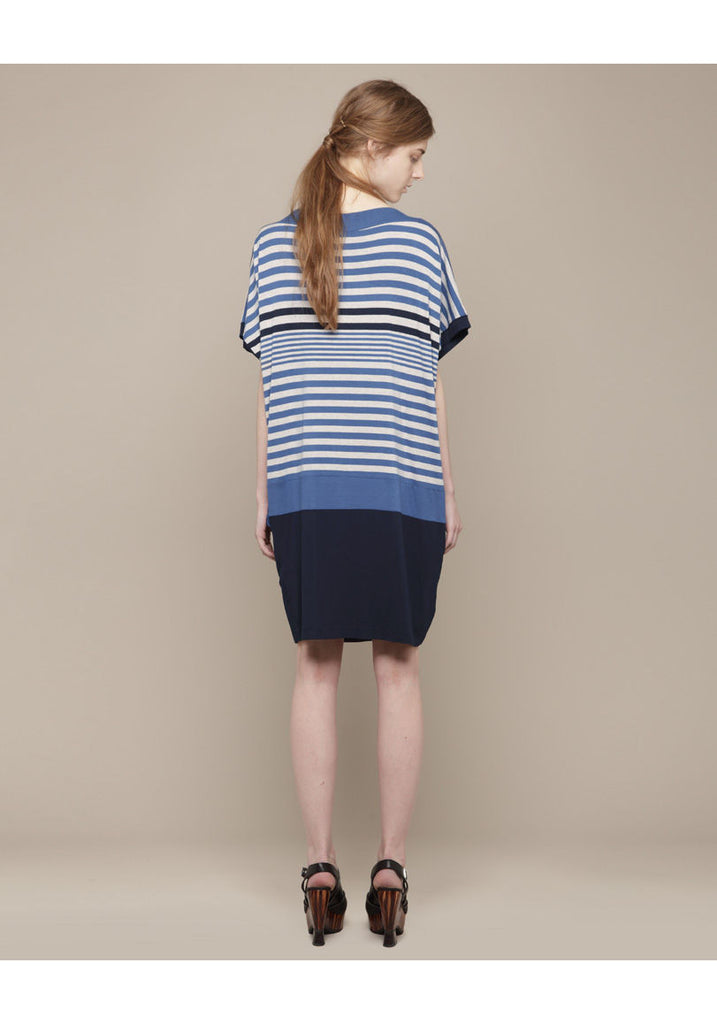 Striped Boatneck Dress