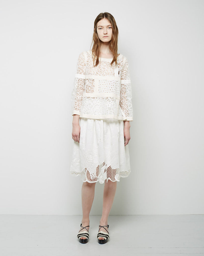 Synchronized Girls Embroidered Skirt