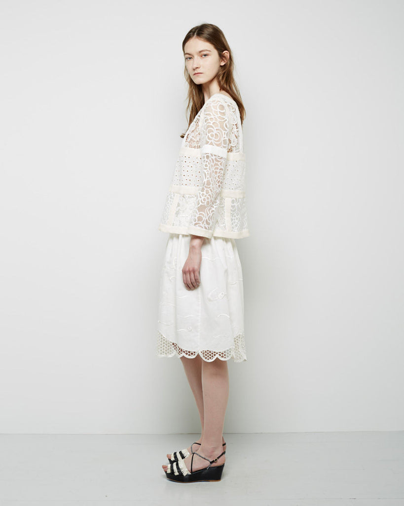 Synchronized Girls Embroidered Skirt