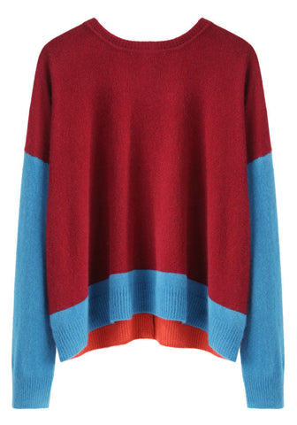 Tri-Color Pullover