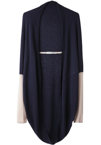 Two Tone Cocoon Cardigan