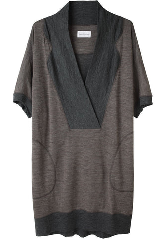 Two Tone Jersey Dress