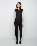 Velvet-Effect Sweatpant