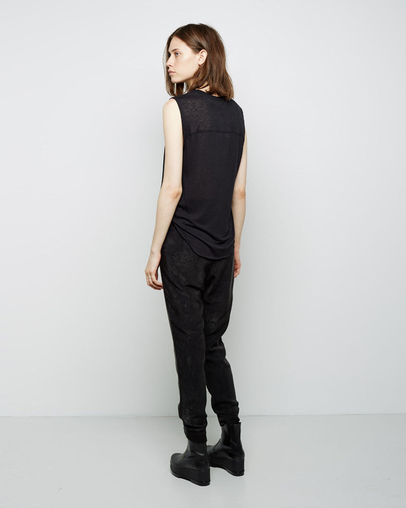 Velvet-Effect Sweatpant