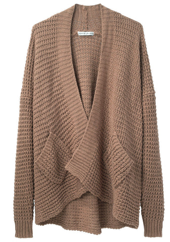 Waffle Knit Cardigan