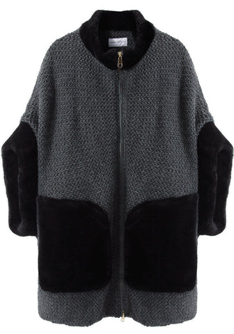 Wool Tweed Coat