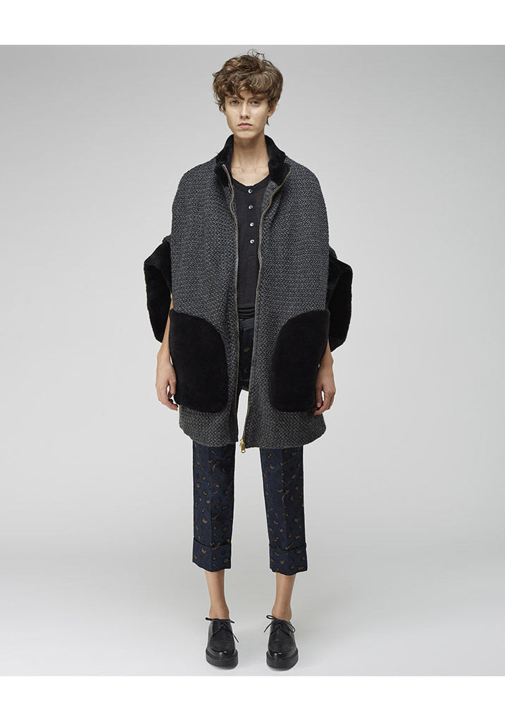 Wool Tweed Coat