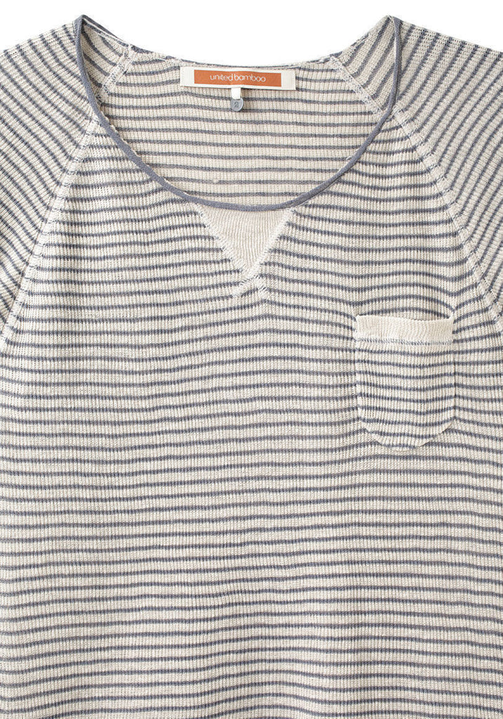 Border Knit Pullover