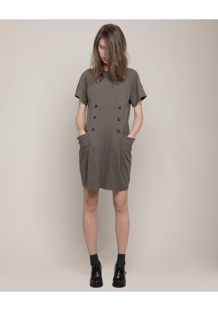 Button Front Dress