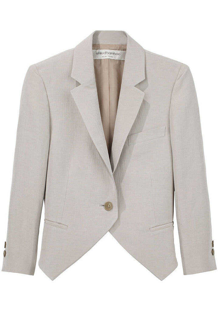Cropped Notch Blazer