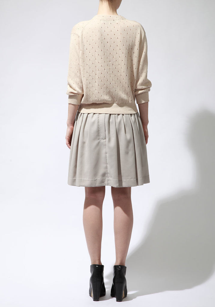 Cropped Open Stitch Cardigan