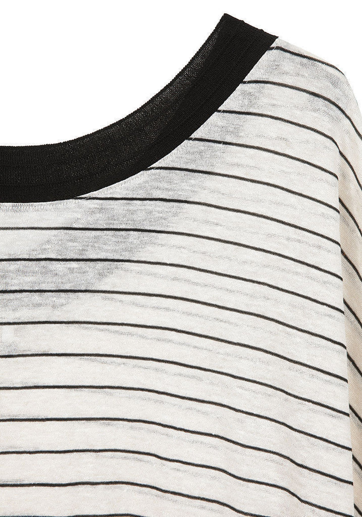 Cropped Striped Sweater