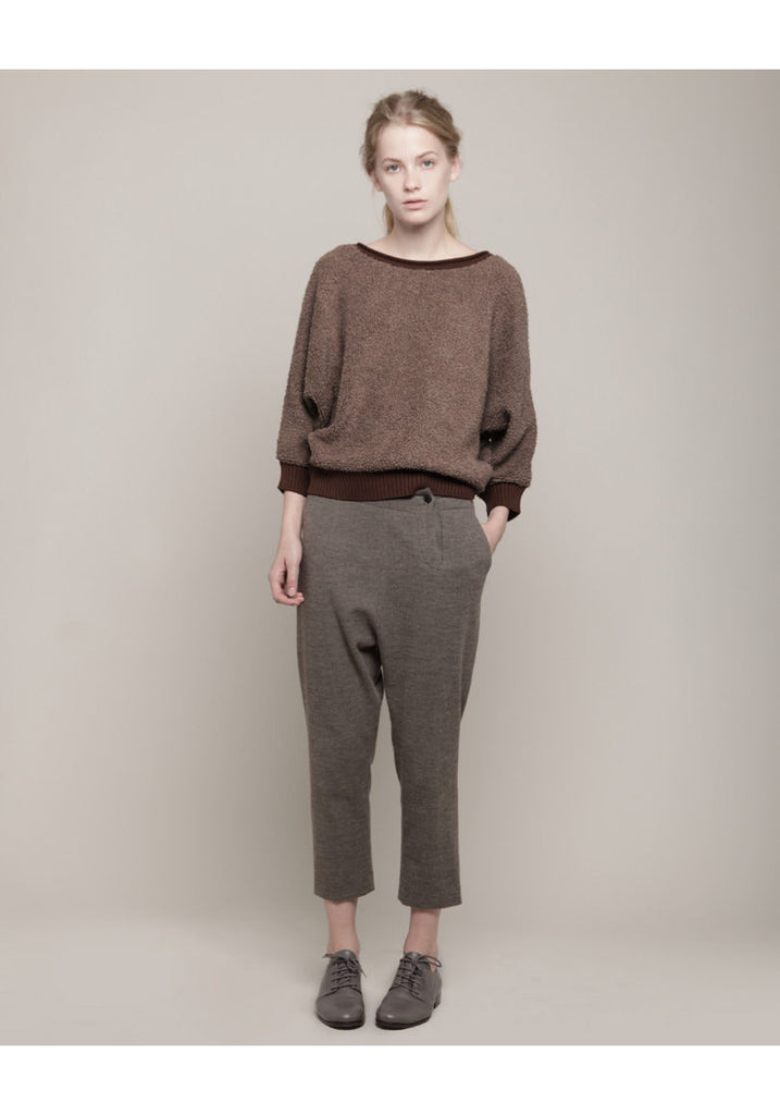 Cropped Tweed Pant