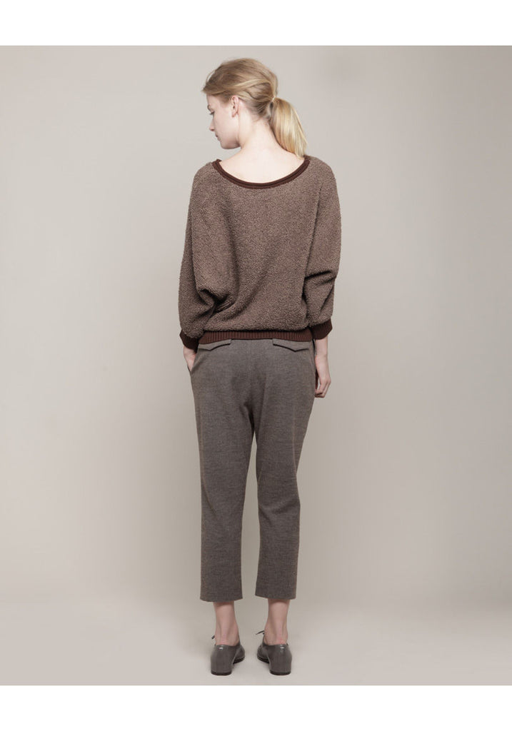 Cropped Tweed Pant