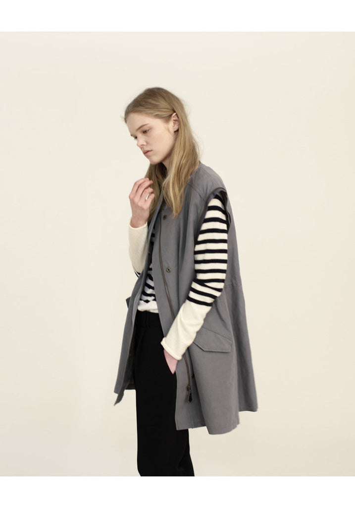 Detachable Sleeve Coat