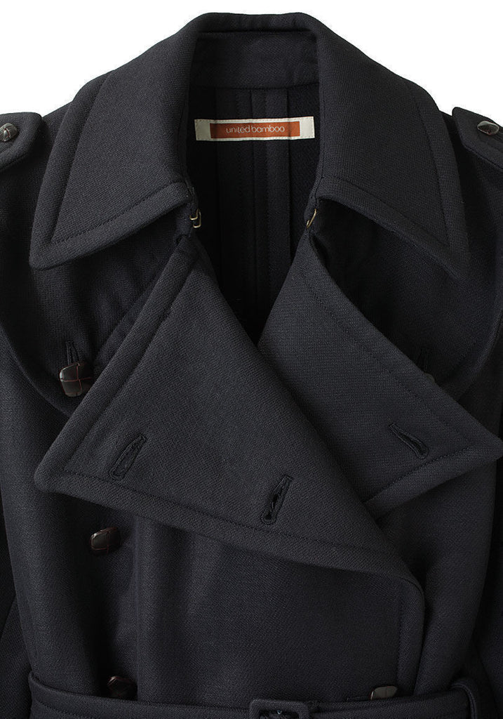 Double Breasted Wool Trench