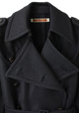 Double Breasted Wool Trench