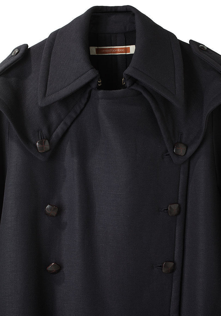 Double Breasted Wool Trench