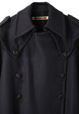 Double Breasted Wool Trench