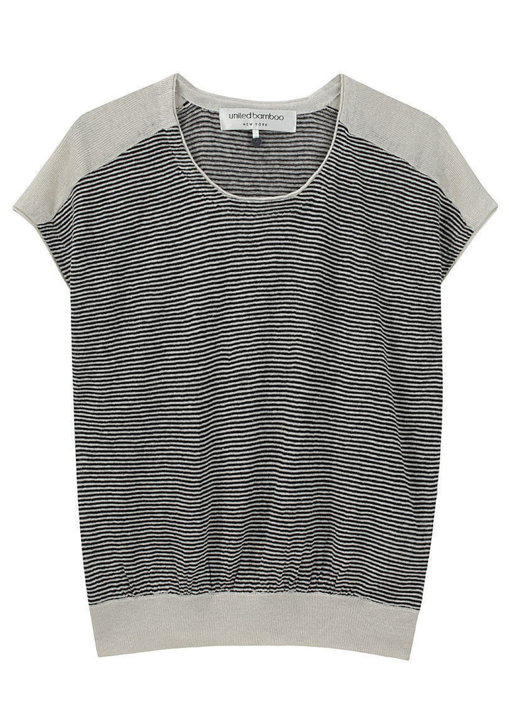 French Sleeve Linen Sweater