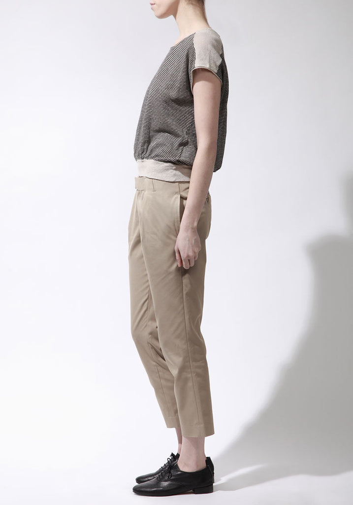 French Sleeve Linen Sweater