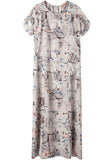 Long Printed Dress