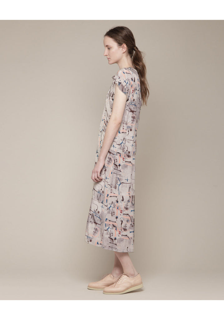 Long Printed Dress
