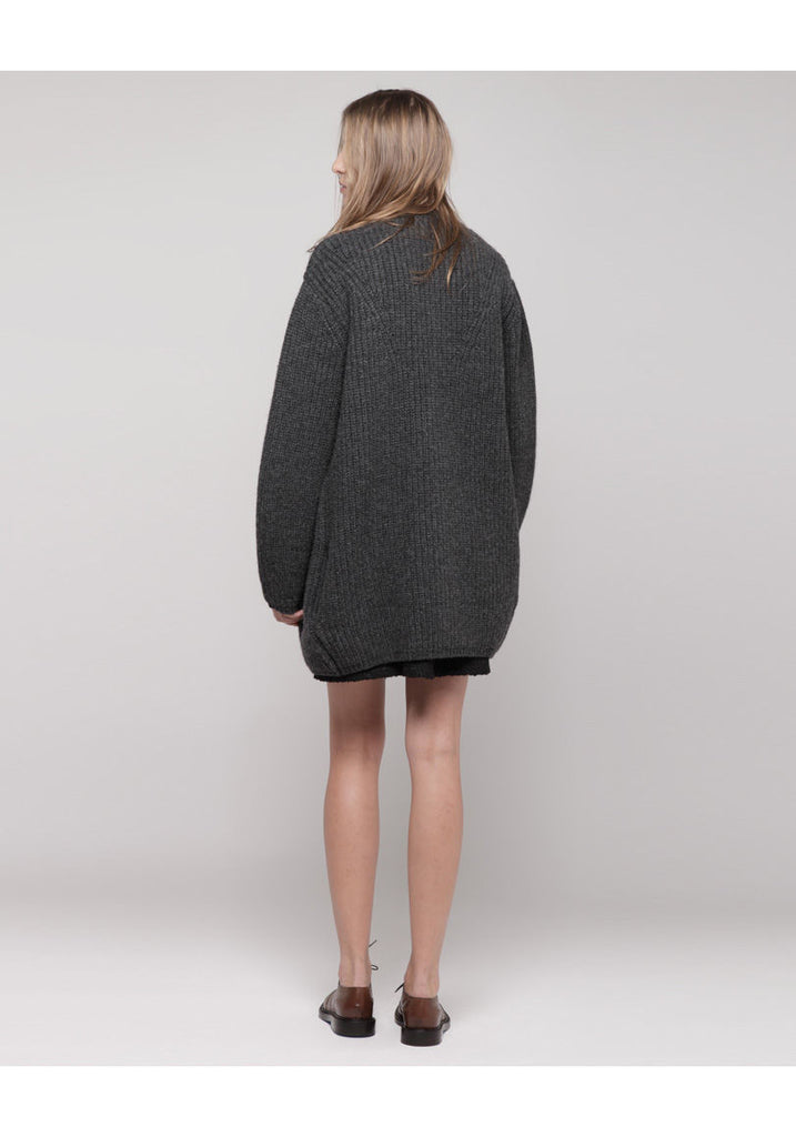 Oversized Chunky Knit Cardigan