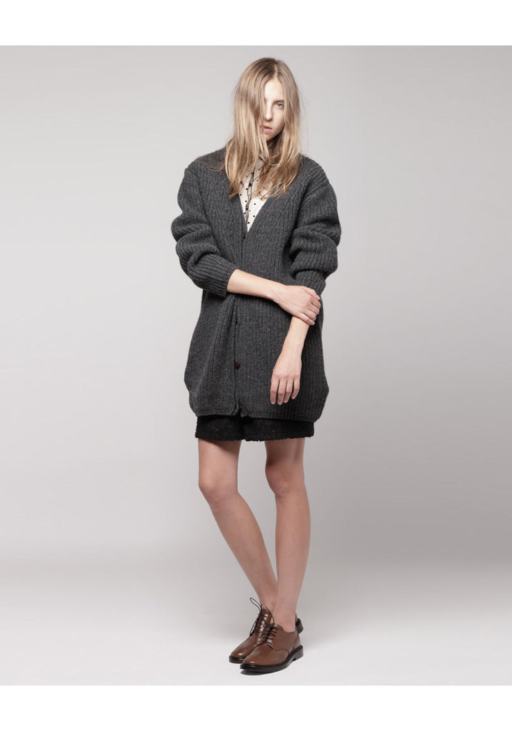 Oversized Chunky Knit Cardigan