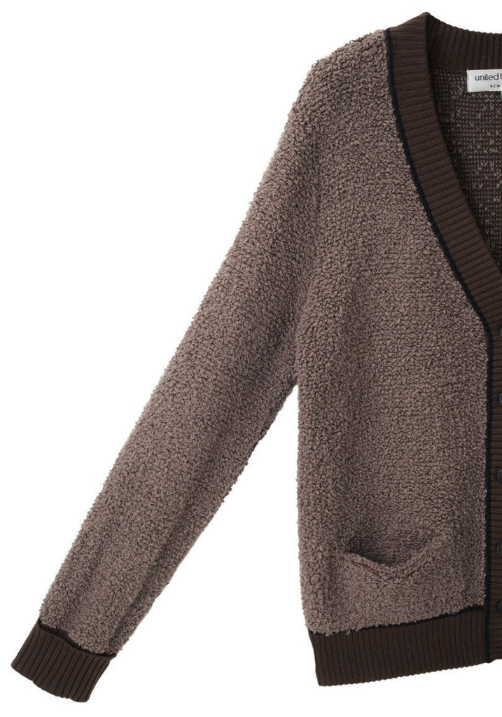 Pile Knit Cardigan