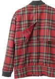 Plaid Bomber Jacket