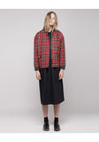 Plaid Bomber Jacket