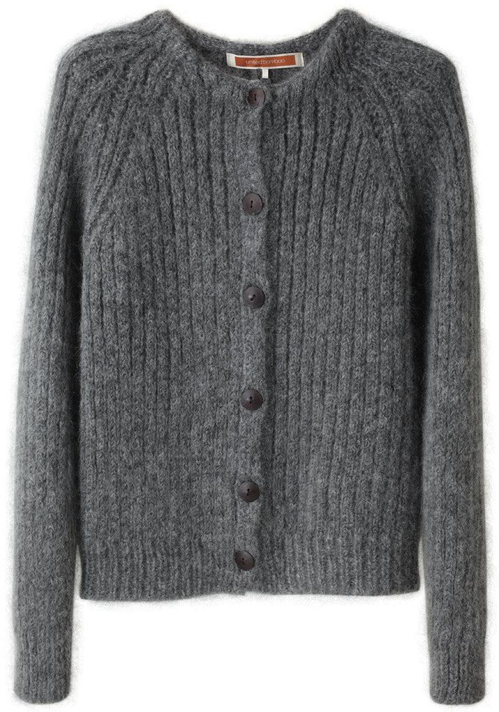 Raglan Mohair Cardigan