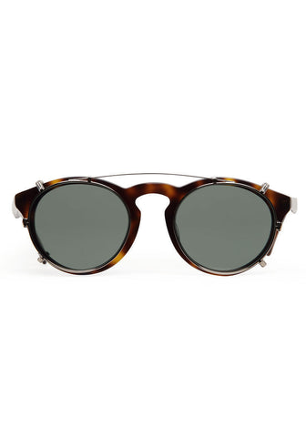 Round Clip-On Sunglasses