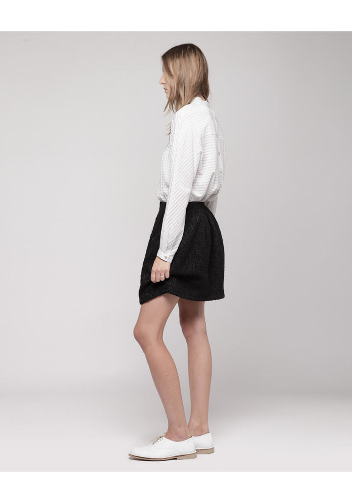 Striped Gathered Top