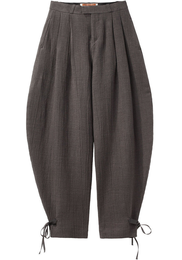 Tabbed 2-Tuck Wide Pant