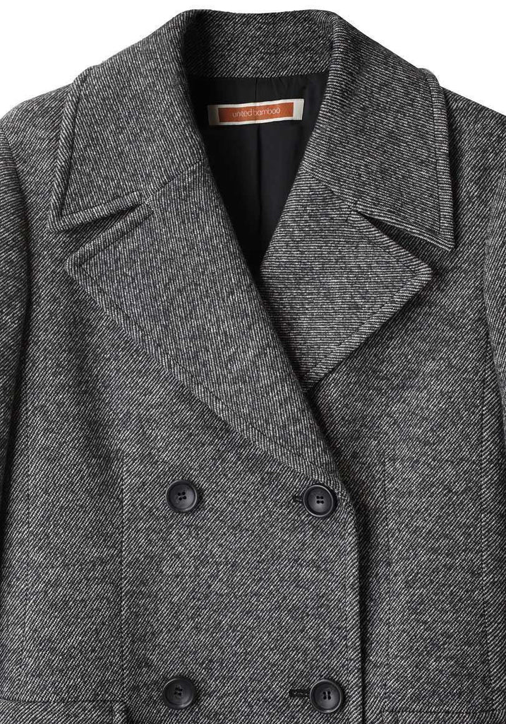 Tweed Trench Coat