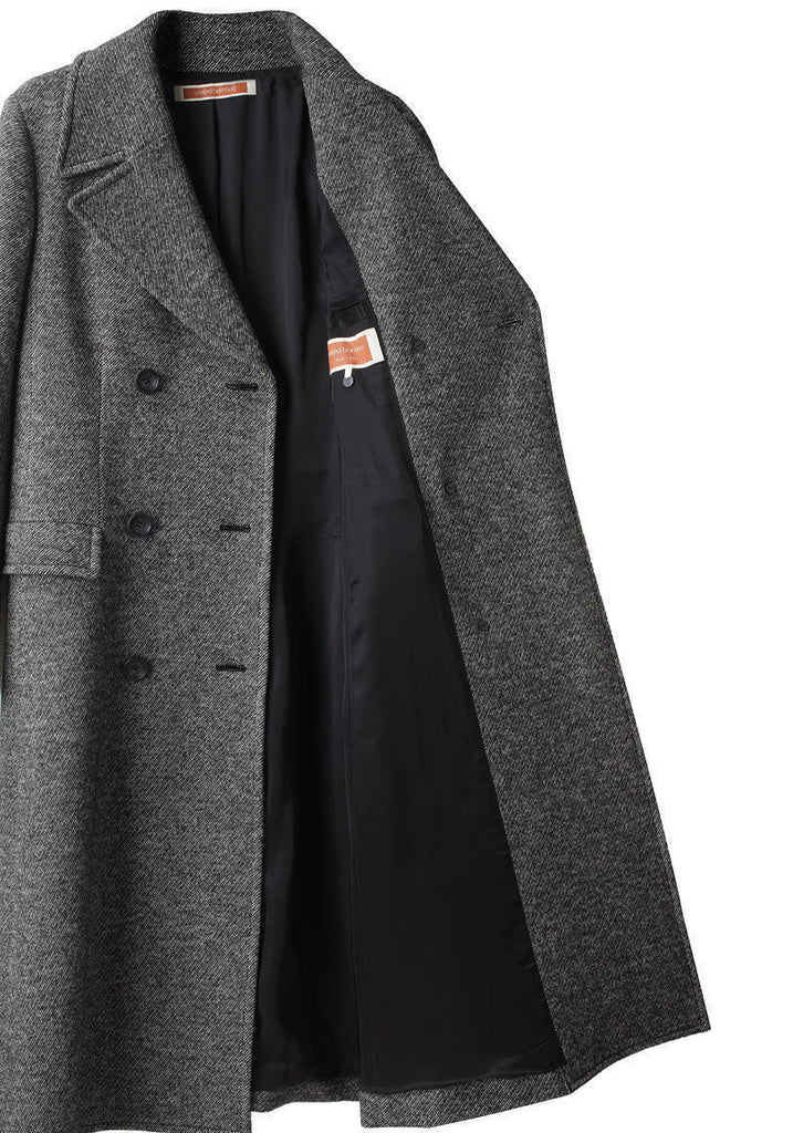 Tweed Trench Coat