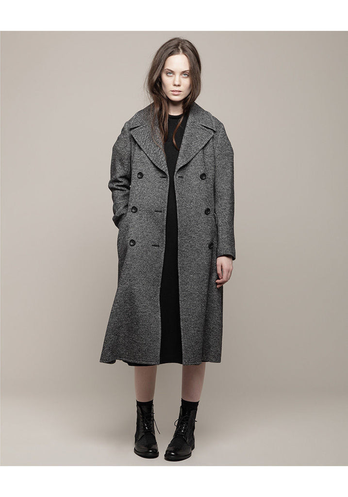 Tweed Trench Coat