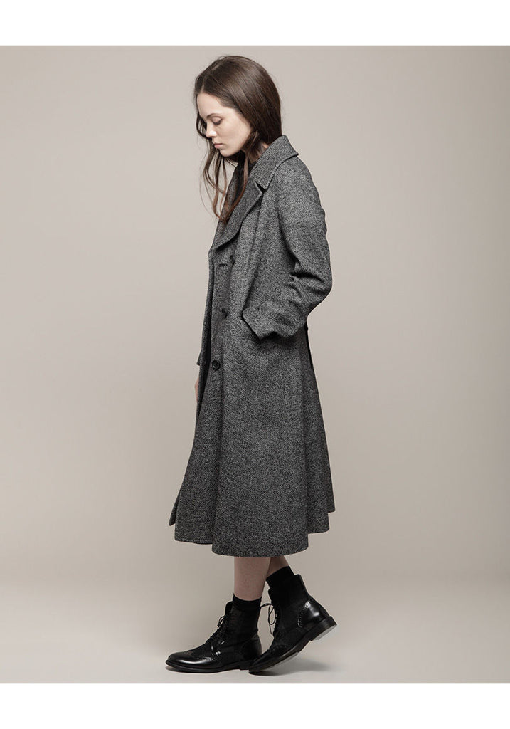 Tweed Trench Coat