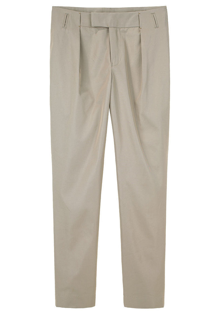 Twill Pleated Pant