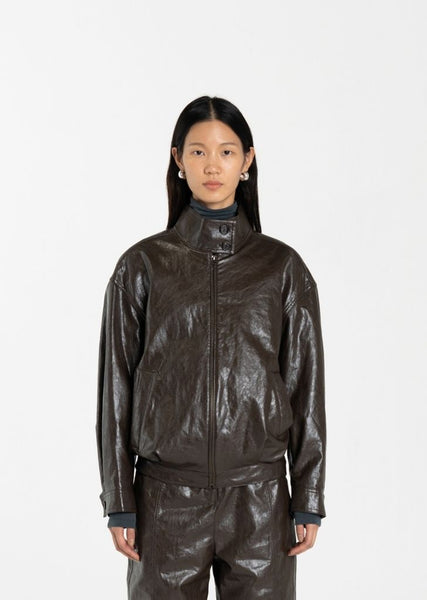 AMOMENTOアモーメント ブルゾン VEGAN LEATHER ADAM ET ROPÉ FEMME アダム エ ロペ ファム】《AMOMENTO ア